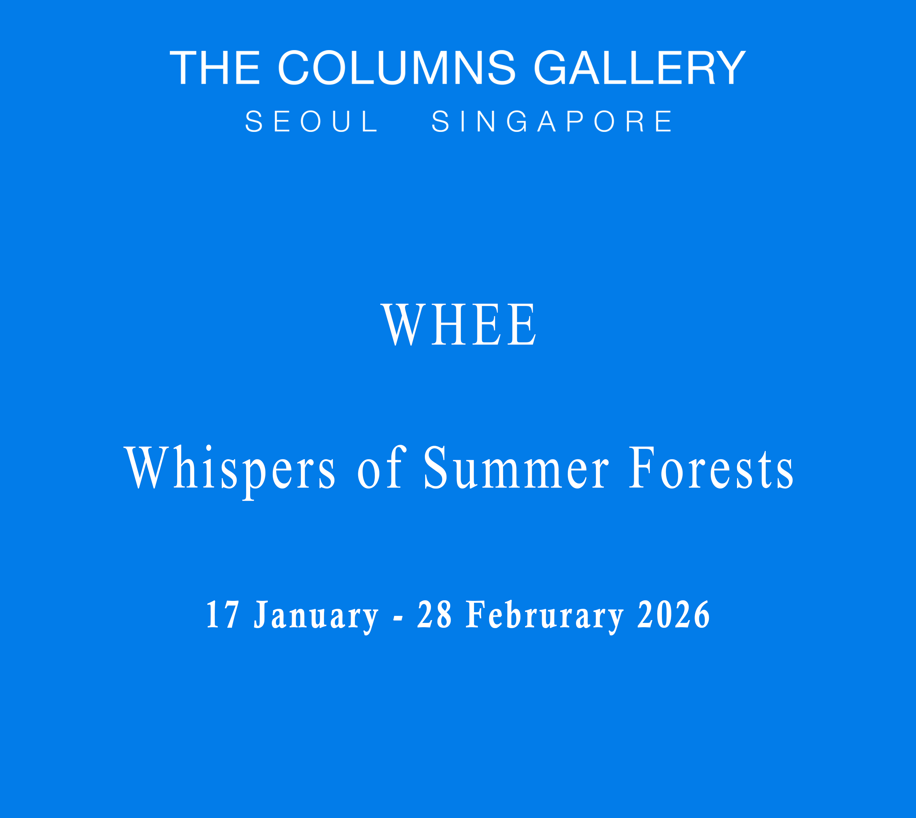 The Columns Galley Upcoming Exhibition